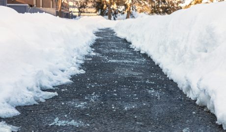 service | winter road with salt for melting snow 2025 01 08 08 58 56 utc